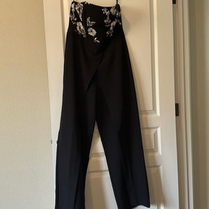 Sleek, black jumpsuit